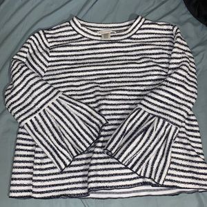 Stripped Flowy Top